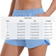 thumbnail image 2 of Athletic Shorts for Women 2-In-1 Elastic Waist Workout Shorts with Pockets Plus Size Fashion Women's&nbsp;Clothing, 2 of 5