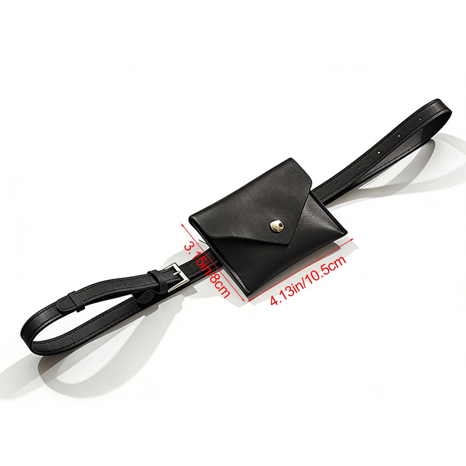 Mini Waist Bag with Card Holder--PU Leather Belt Pouch  display picture 3