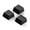Black, variant on 10PCS OEM Profile Keycaps PBT Keycap Set For Cherry-MX Switches Gaming Mechanical Keyboard Multi-Color