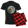 thumbnail image 6 of CafePress - Howling Wolf Men's Dark Pajamas - Men's Dark Loose Fit Cotton Pajama Set, 6 of 7