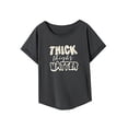 thumbnail image 4 of Camiseta de mujer de verano transpirable Streetwear cuello redondo camisa para ir de compras en la playa SG, 4 of 7