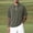 Dark Gray, variant on LMOIPLI Mens Quarter Zip Short Sleeve Shirt with Raglan Stitching Quick Dry Athletic Top for Golf Tennis and Casual Activities Brown XXXXL