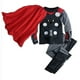 thumbnail image 5 of Disfraz de superhéroe de Los Vengadores 2024 para niños, pijama de algodón de Spiderman, Iron Man, conjunto de ropa de dormir navideña de manga larga para niños, 5 of 5