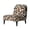 Leopard Print, variant on HELLHERO Dragonfly Floral Armless Accent Chair Protector, Elastic Bottom Non Slip Armless Accent Chair Cover for Living Room Office