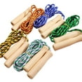 thumbnail image 2 of Walbest Colorful Nylon Jump Rope for Kids, Toddler Skipping Rope with Wooden Handle, Student Jumping Rope for Outdoor Fun Activity, Exercise, 2 of 6