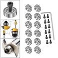 thumbnail image 1 of Mounted Bearings for  Resistant Mounted Bearings Set for Bearing Cola  Cojinete de broca de enrutador, 1 of 8
