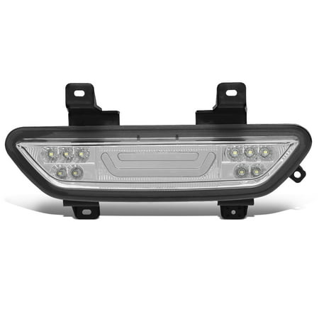 Backup Light Housing - For 2015 to 2018 Ford Mustang 3D LED Bar Third 3rd Tail Brake Light Reverse / Back Up Rear Fog Lamp Chrome Housing 16 17