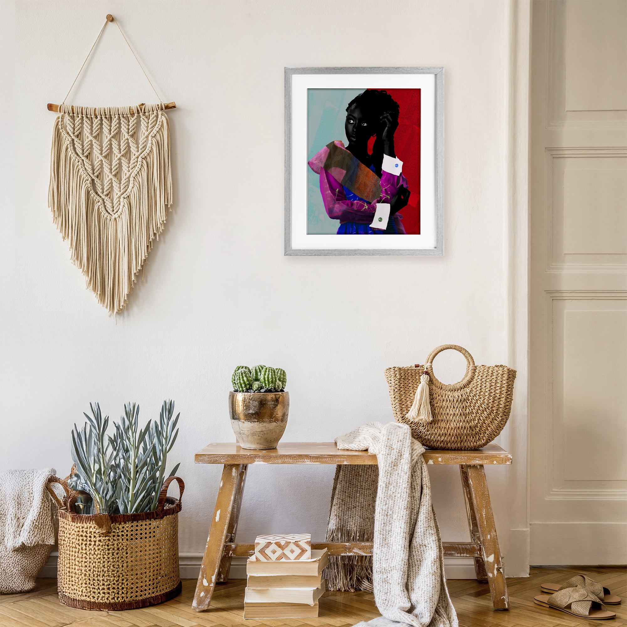 Stupell Industries New York Fashion Style Gray Framed Print Under Glass, design by NUMA Art