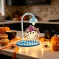 thumbnail image 6 of AOMXGD Halloween Acrylic Desktop Ornament, Pumpkin Ghost Tabletop Decor Stand With Replaceable Pendants For Shelf Mantel Holiday Decoration, 6 of 6