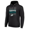 thumbnail image 2 of Men's Starter Black Philadelphia Eagles Four Team Name Logo Fleece Pullover Hoodie, 2 of 3