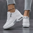 thumbnail image 5 of Women's Platform Sneakers Wedges  Lace Up Shoes Increase Fashion Sneakers for Womens Girls, 5 of 6