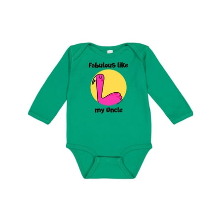 

Inktastic Fabulous like my Uncle Gift Baby Boy or Baby Girl Long Sleeve Bodysuit