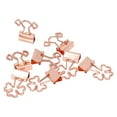 thumbnail image 3 of Small Binder Clips, Paper Clamps Lovely Handle Rose Gold 30Pcs  Plated  For School, 3 of 8