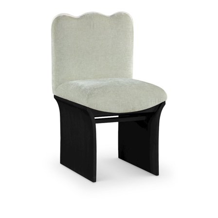 Meridina Furniture Shaw Mint Chenille Fabric Upholstered Dining Chair
