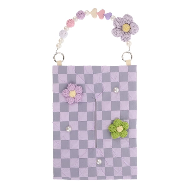 Porta pañuelos para coche, funda para el lateral del asiento, bolsa colgante rectangular, práctico accesorio para coche