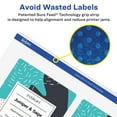 thumbnail image 5 of Avery Glossy Clear Rectangle Labels, 3-1/3" x 4", 600 Labels, 5 of 9