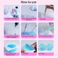thumbnail image 4 of Kit de Fabricación de Gel Squishy 18pcs/set, Kit para Hacer Joyería DIY, Molde de Silicona Suave en Forma de Pata de Gato, Incluye Pegamento de Resina AB de Silicona Transparente 50ml:50ml, Flocking, 4 of 5