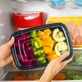 thumbnail image 4 of 25PCS Meal Prep Containers, 1 Compartment Food Prep Containers, Food Storage Containers with Lids, Reusable Freezer Containers - BPA Free, Stackable/Microwave/Freezer Safe 26oz, 4 of 8