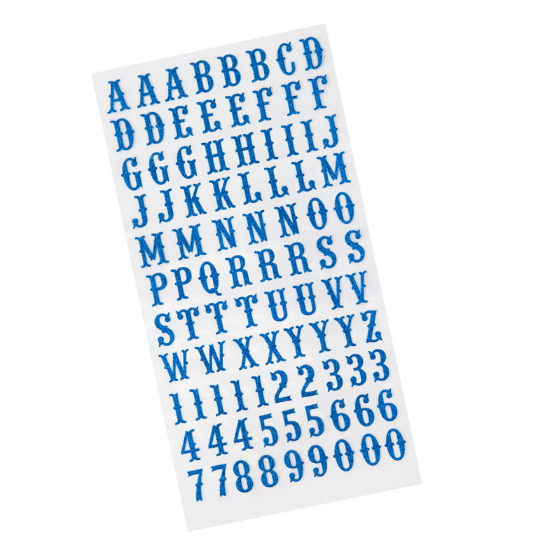 Sticko Blue Neuland Large Alphabet Stickers