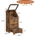 thumbnail image 2 of Station d'Alimentation pour Chien Surélevée Multifonction avec Armoire de Rangement – Bac à Nourriture Supérieur Convertible, 2 Bols en Acier Inoxydable, Organisateur de Jouets – Meuble de Table à Manger Moderne pour Animaux de Compagnie pour Cuisine Ou Salle à Manger, 2 of 2