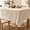 Beige-60" x 120" (Rectangular), variant on Beige Square Tablecloth 60*60 Inch Farmhouse Decor