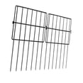 thumbnail image 4 of 10x Paneles de valla de metal para jardín, accesorios para de patio, paneles de sección de 33 x 43 cm, decoración, bordes de alambre de hierro, 4 of 8
