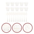 thumbnail image 3 of 20 Sets of Plastic Dessert Cups Ice Cream Cups Pudding Storage Cups Yogurt Cups, 3 of 4