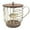 Gold, variant on Glass&Bottle Coffee Pod Holder with Wood Lid and Base – Large Capacity Organizer for Home Coffee Station Style Kitchen Bar Accessory Clean & Craftsmanship