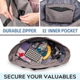 thumbnail image 4 of Creative Green Life Unisex Canvas Tote Bag, Gray, 4 of 8