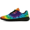 thumbnail image 5 of Uminder Womens Tennis Shoes Tie Dye Sneakers Black Shoes Size 10.5, 5 of 5