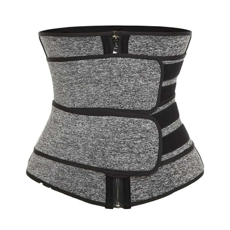 

Doolland Women Waist Trainer Belt，2 Straps Tummy Control Workout Corset Gym Body Shapewear Sweat Belt