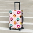 thumbnail image 5 of Travel Luggage Cover Protector - Colorful donuts Anti-Scratch Suitcase Covers Fits 18-32 Inch Luggage, 5 of 5