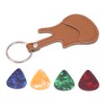 thumbnail image 4 of Bolsa de almacenamiento para púas soporte para púas de guitarra de gran capacidad material PU resistente al desgaste con 4 púas para protección de piezas ANGGREK Otros, 4 of 8