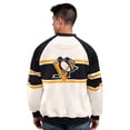 thumbnail image 2 of Men's Starter  White Pittsburgh Penguins Defense Fleece Crewneck Sweatshirt, 2 of 2