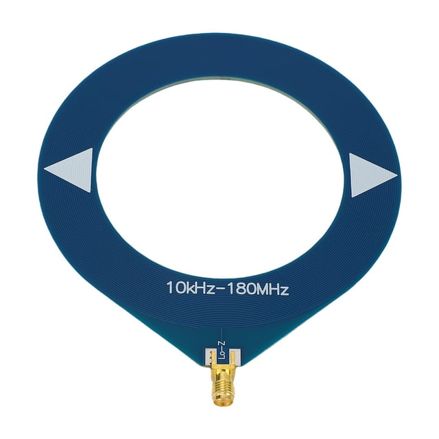 Antenas De Corta De Bucle Portátil, Antenas De Donas De WB De 10 A 180MHz Interfaz Masculina SMA Con Convertidor De Baja Impedancia Para Acampar En Interiores En Interiores