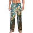 thumbnail image 1 of Balery Delicate White Daisy Jars Pantalones de pijama para hombre, pijama ultraligero, pantalón de descanso-Medium, 1 of 6