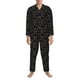 thumbnail image 3 of Balery Cool Skull Love Pijama para Hombre de Dos Piezas con Manga Larga, Conjunto de Dormir y Descanso Suave con Bolsillos-Large, 3 of 7