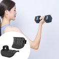 thumbnail image 1 of Ajuste de entrenamiento ergonómico Gimnasio sin para el levantamiento de pesas deportivas Black 2 PCS, 1 of 8