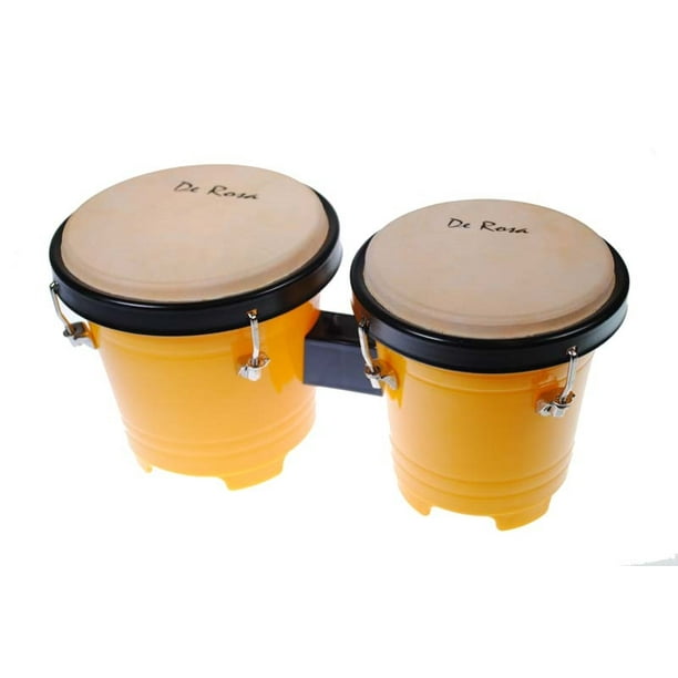 Mini Kids 5 inch Junior Plastic Bongos Tunable Lap Bongo Drum