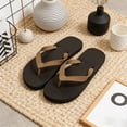 thumbnail image 2 of Gtoiithly Men's Waterproof Flip Flop Sandals Fashionable and Versatile Flip-Flop Beach Non- Slippers for Indoors Backyard and Outdoors Grey S, 2 of 4