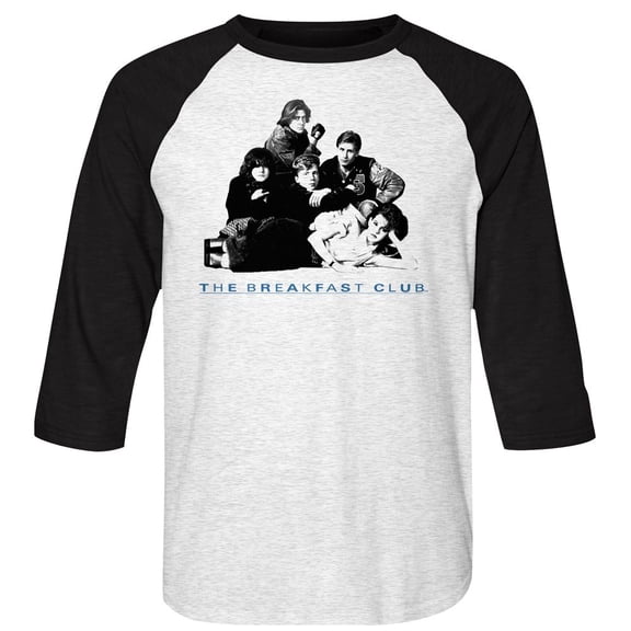Breakfast Club Movies Group Adult 3/4 Sleeve Raglan Shirt