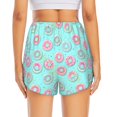 thumbnail image 4 of Goofa Colorful Sweet Donuts Printed Women 2 in 1 Running Shorts,Quick Dry Athletic Workout Shorts,High Waisted Athletic Shorts with Liner Pockets-, 4 of 9