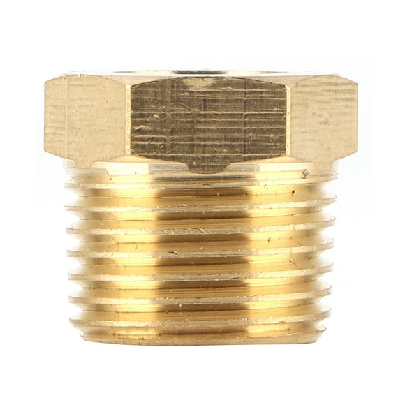 Npt Pipe Reducer Npt Bushing Fitting Brass Pipe Reducer Adapter Npt Pipe Adapter Male To Female Pipe Reducer Brass Pipe Reducer Adapter NPT Bushing Fitting 3/8in Male To 1/8in