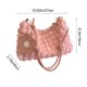 thumbnail image 3 of Bolso de mano para mujer, suave, plegable, para hombro, para llevar debajo del brazo, moderno, ligero, tipo tote, tipo bandolera., 3 of 7