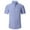 Blue, variant on NAFUU Mens Short Sleeve Button Down Shirts Slim Fit Business Casual Shirt Regular Fit Dress Shirts Formal Shirt