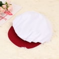 thumbnail image 2 of Chef Hat Dustproof Mesh Workers Hat Breathable Hat Food Workshop Protective Working Hat for Men Women (Red), 2 of 7
