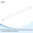 thumbnail image 3 of Unique Bargains Clear Rigid Tube Round Plastic Tubing with End Cap Water Pipe, 305mm/ 12 Inch Length, 10mmx11mm/0.4'x0.43', 2 Set, 3 of 7