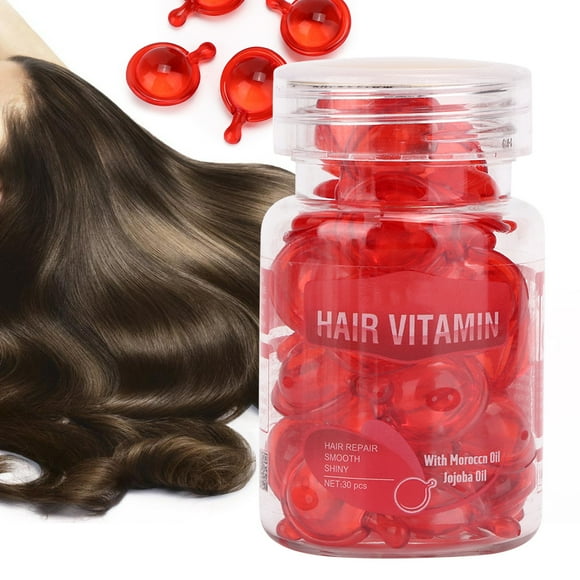 Cápsula Para El Cuidado Del Cabello Cápsula Para La Reparación Del Cabello Cápsulas De Vitamina Para El Cuidado Del Cabello Hidratante Antiencrespamiento Reparación De ANGGREK Otros