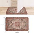 thumbnail image 6 of Bohemian Orange Carpet Welcome Doormat for Indoor/Outdoor Entrance Bohemian Orange Carpet Decoration Door Mat Kitchen Door Mat Bedroom Doormat 17x30 Inch, 6 of 6