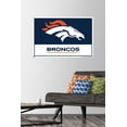 thumbnail image 2 of NFL Denver Broncos - Logo 21 Wall Poster with Pushpins, 22.375" x 34", 2 of 3